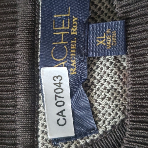 Preloved XL Women's Black and White Racheal Roy Sweater - Picture 5 of 7